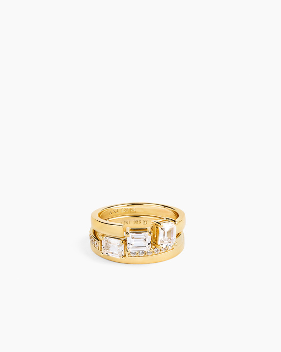 Tris Emerald Kit - Gold i gruppen Shop / Ringar hos ANI (ANI_SET_076)