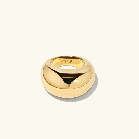 Ellipse Ring Large Gold i gruppen Shop / Ringar hos ANI (ANI_VA_046)