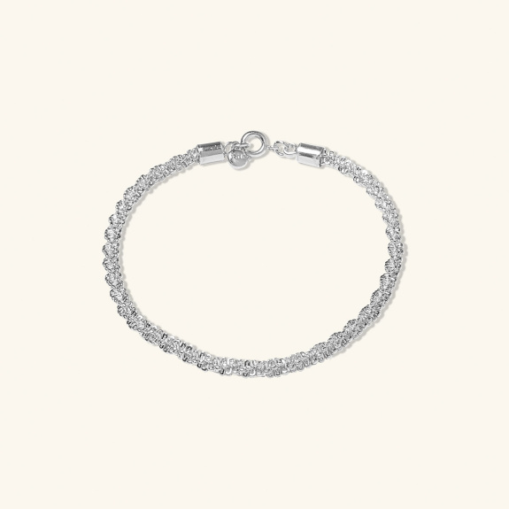 Sparkly Chain Bracelet Silver i gruppen Shop / Armband hos ANI (ANI_VA_053)