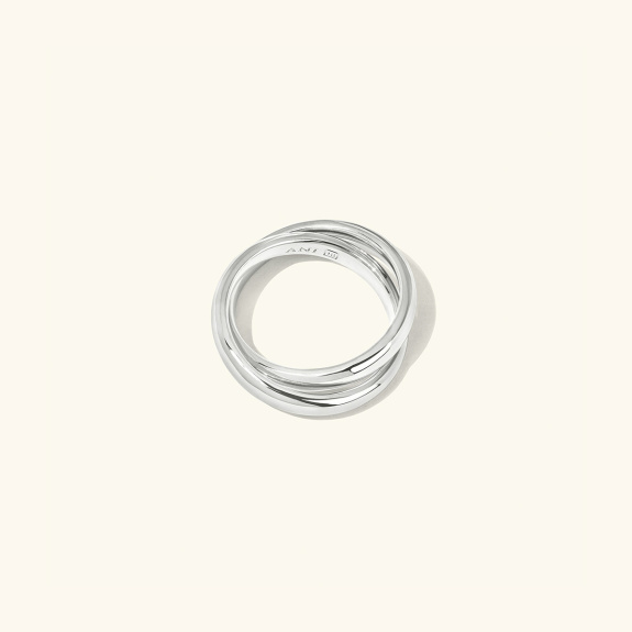 Plain Dualité Ring Silver i gruppen Shop / Ringar hos ANI (ANI_VA_063)